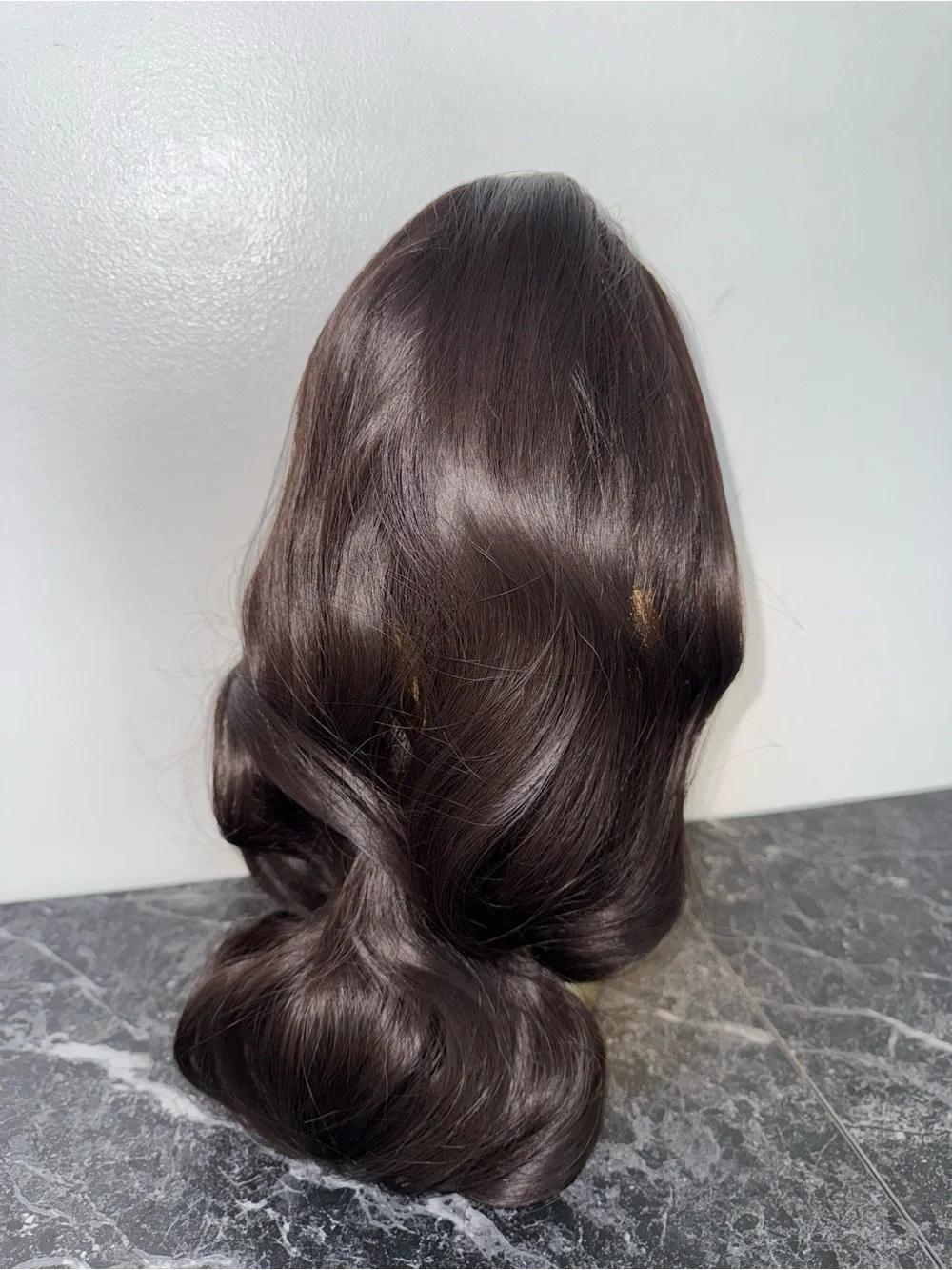 NEW Luxurious Dark Brown Curled Claw Clip Ponytail Extension